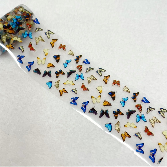 Nailart foil set 10 designs butterflies & tropical - Picture 10 of 13